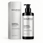 NOURISH Anti-Grey Hair Shampoo – 100ml (3.38 fl.oz) Gentle Formula for Gradual Grey Coverage, Ammonia & Paraben Free – Nourishes Scalp, Cleanses Grease, Improves Dry Frizzy Hair for a Glossy, Smooth Finish (130g)