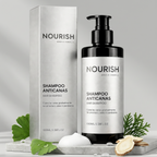 NOURISH Anti-Grey Hair Shampoo – 100ml (3.38 fl.oz) Gentle Formula for Gradual Grey Coverage, Ammonia & Paraben Free – Nourishes Scalp, Cleanses Grease, Improves Dry Frizzy Hair for a Glossy, Smooth Finish (130g)