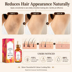 Cyperus Rotundus Oil Roll-On for Hair Removal – Natural Hair Inhibitor Oil for Face, Chin, Bikini & Body（2 PACK）