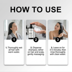 NOURISH Anti-Grey Hair Shampoo – 100ml (3.38 fl.oz) Gentle Formula for Gradual Grey Coverage, Ammonia & Paraben Free – Nourishes Scalp, Cleanses Grease, Improves Dry Frizzy Hair for a Glossy, Smooth Finish (130g)